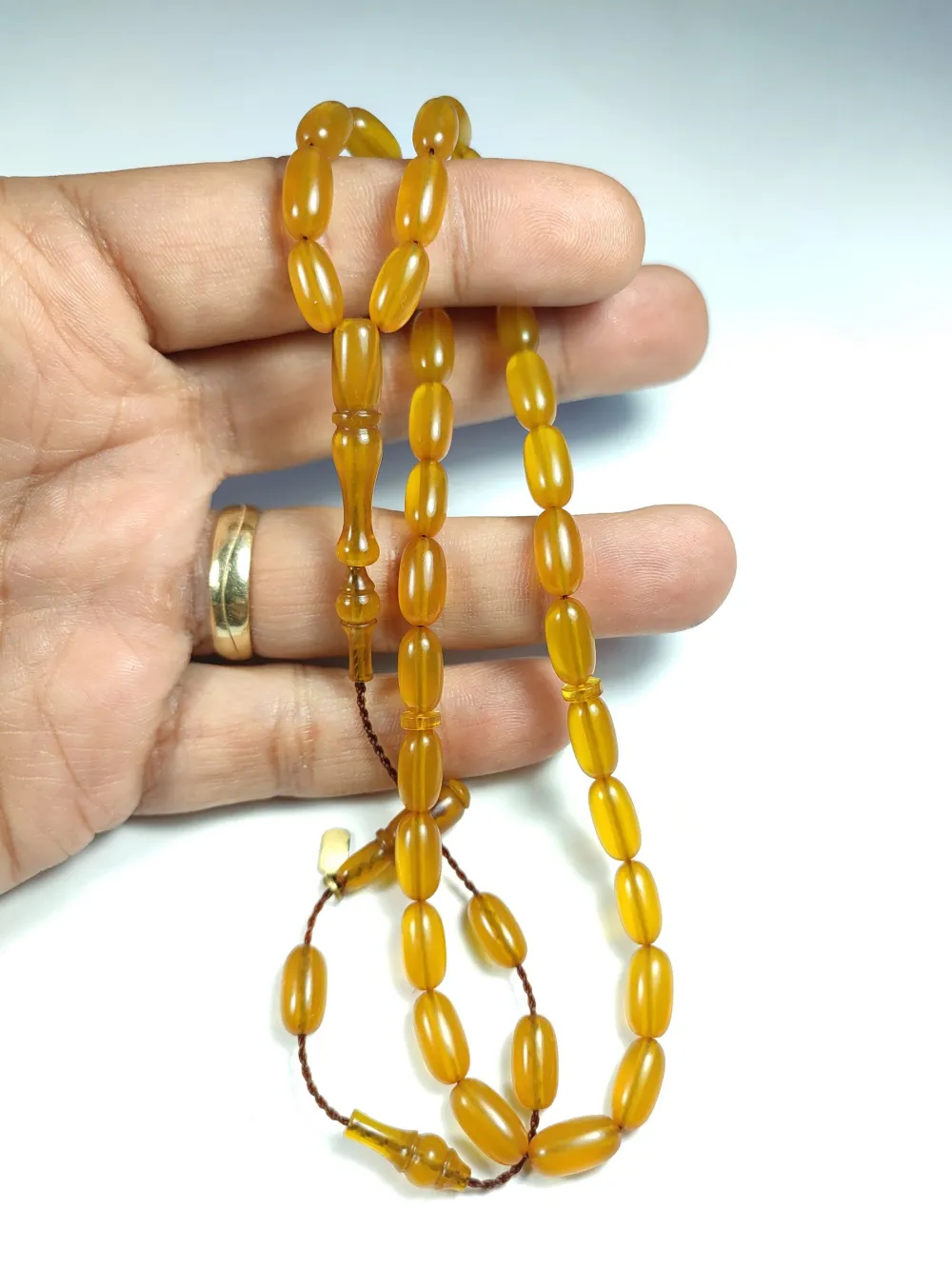 Ayhan Turan Usta İşi̇ İmzalı 0.6 Mi̇li̇m Şeffaf Deli̇m Alman Zar küçük resim 4