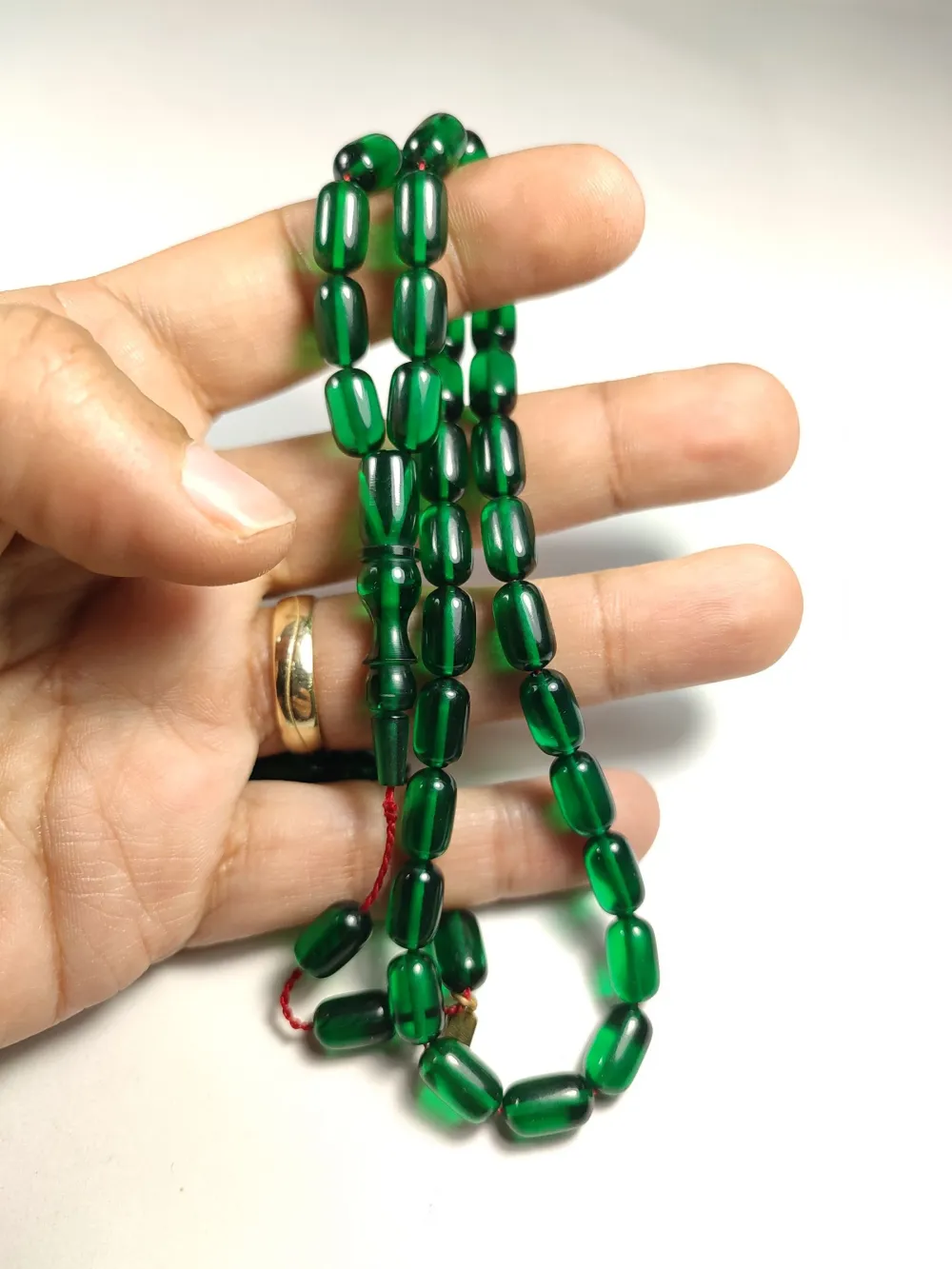 Mehmet Mercan Usta İşi̇ İmzalı Mühürlü Alman Zar  Kehri̇bar küçük resim 4