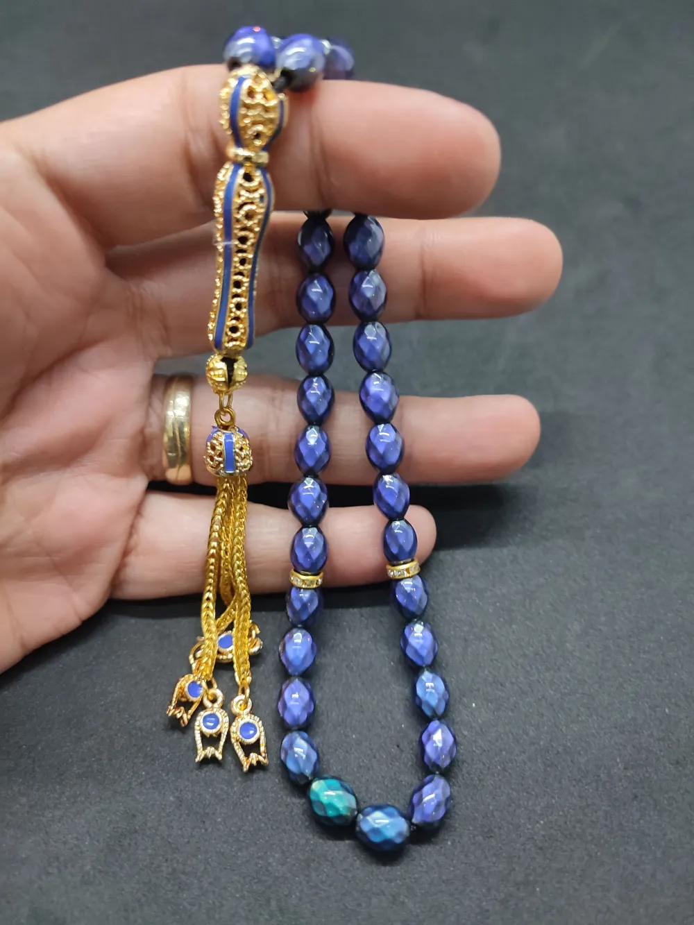 Telkari̇ Püskül Kombi̇nli̇ El Isısına Göre 7 Renk Deği̇şti̇ren Hi̇s Taşı küçük resim 4