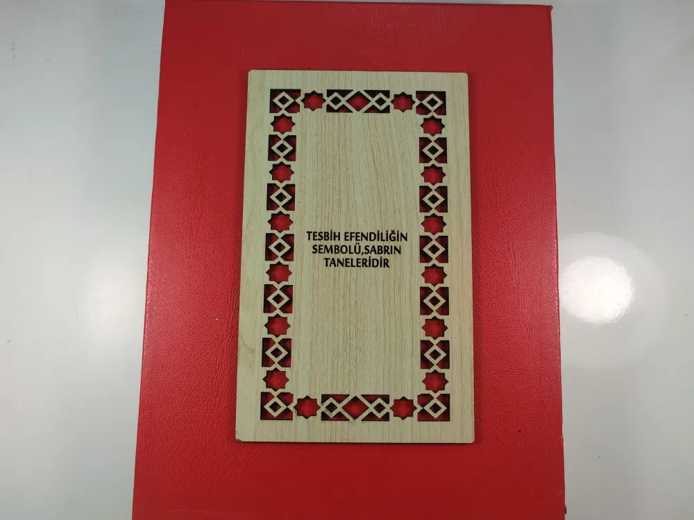 Lüx Deri̇ 5 Li̇ Tesbi̇h Kutusu küçük resim 2