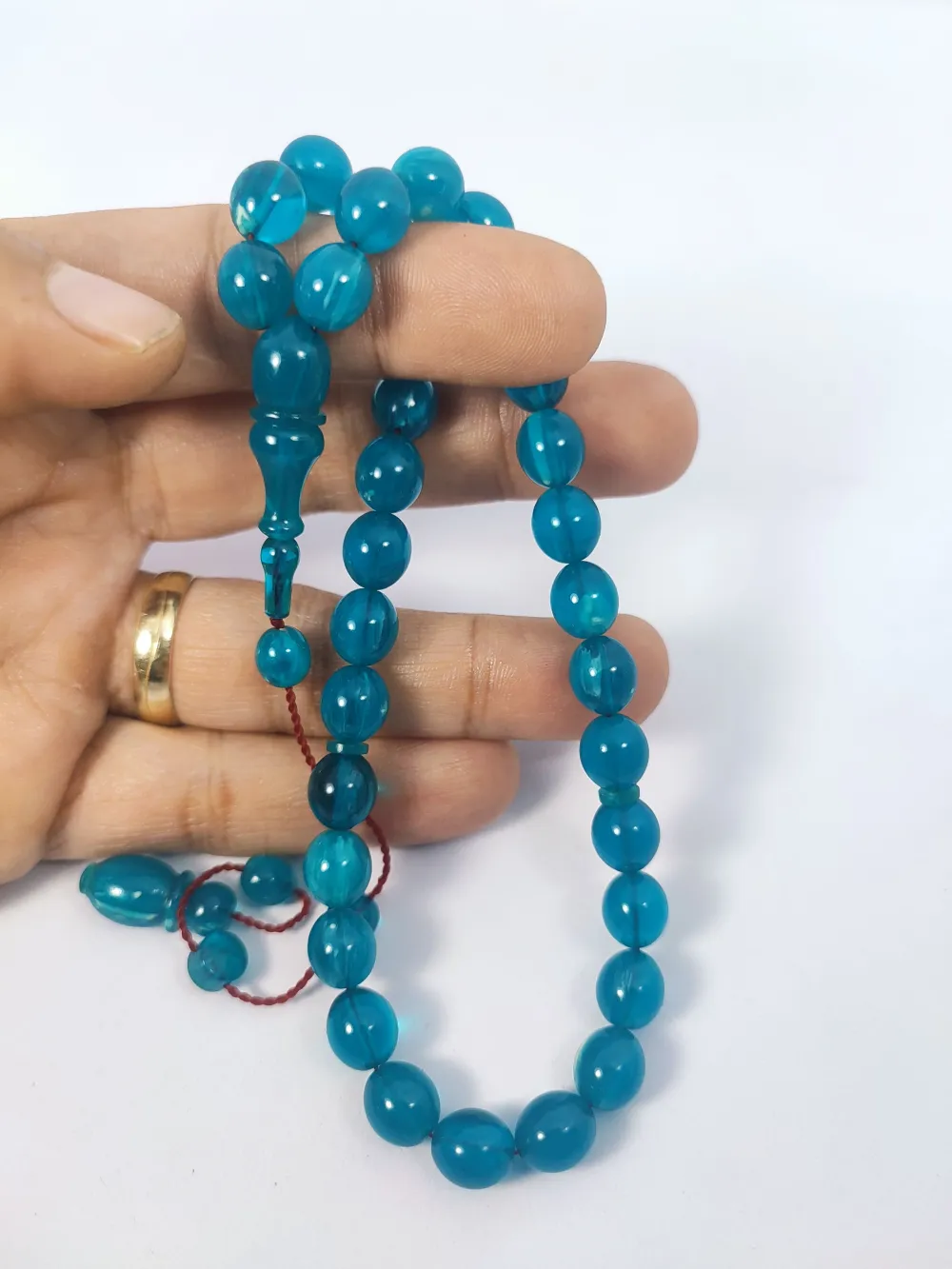 Hi̇kmet Al Sai̇d Usta Eseri̇ 0.6 Deli̇m Çi̇ft Ci̇lalı Sıkma Kehri̇bar küçük resim 5