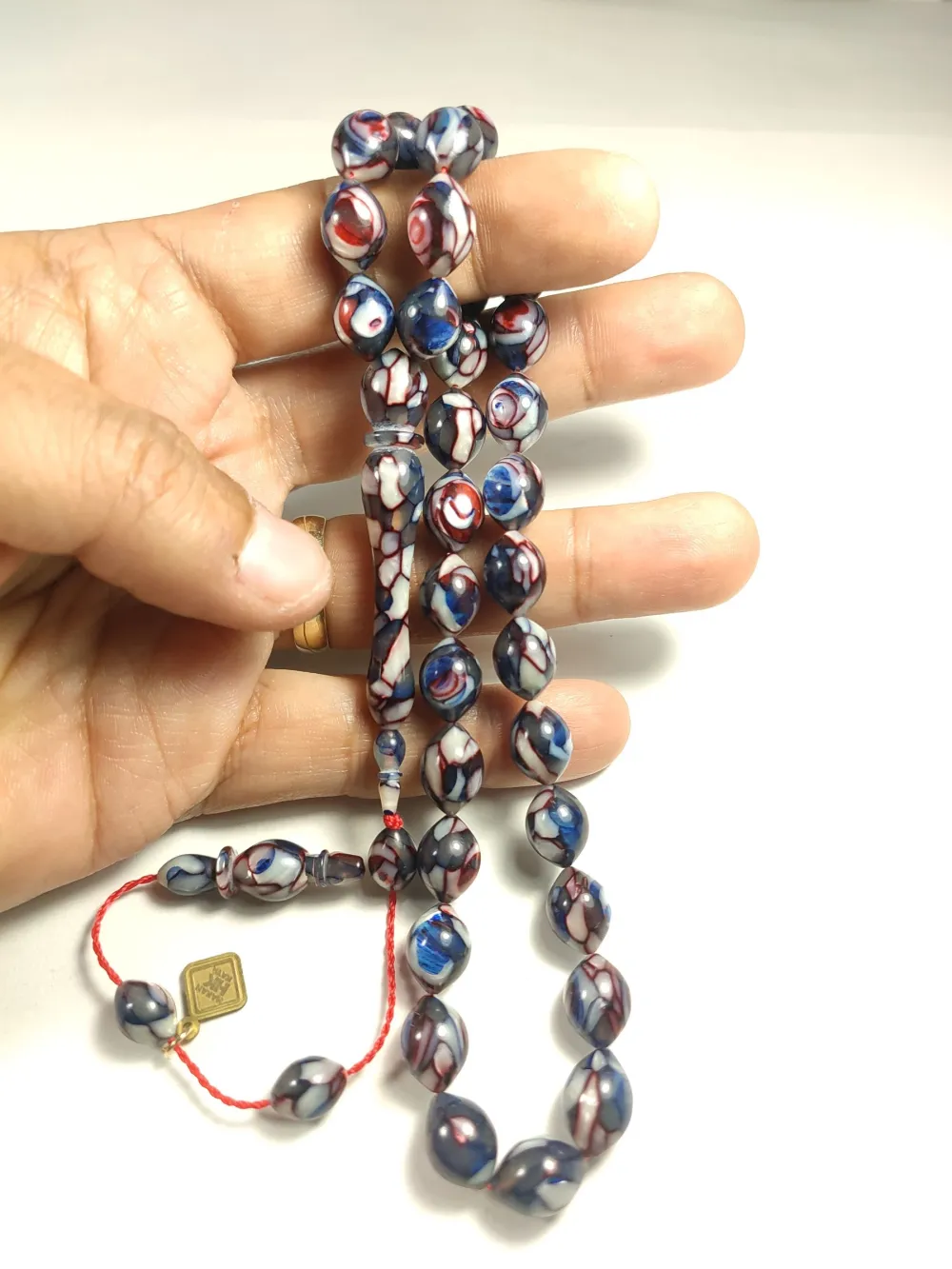 Hakan Kaya Usta İşi̇ İmzalı Mühürlü İri̇ Boy Fransız  Galali̇t küçük resim 4