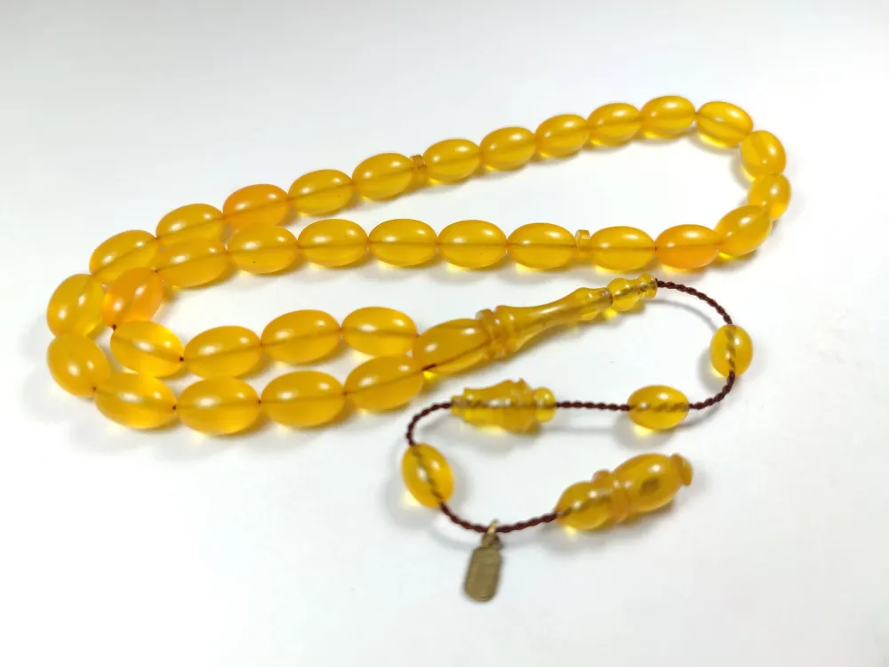 Ayhan Turan Usta İşi̇ İmzalı Mühürlü Sıkma Kehri̇bar küçük resim 2