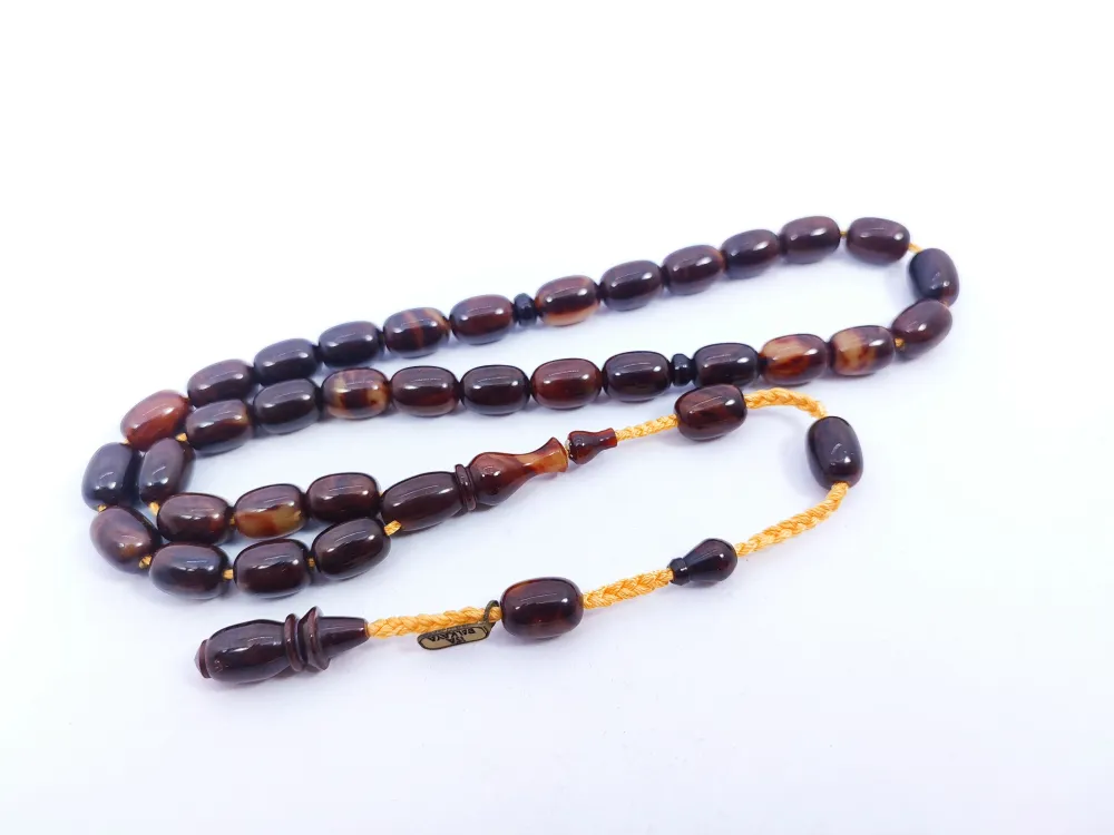 İsa Balkaya Eseri̇ Koni̇k Deli̇m(Eski̇ Usul) 12 Kat İpe Di̇zi̇li̇ Eski̇ Sıkma Kehri̇bar