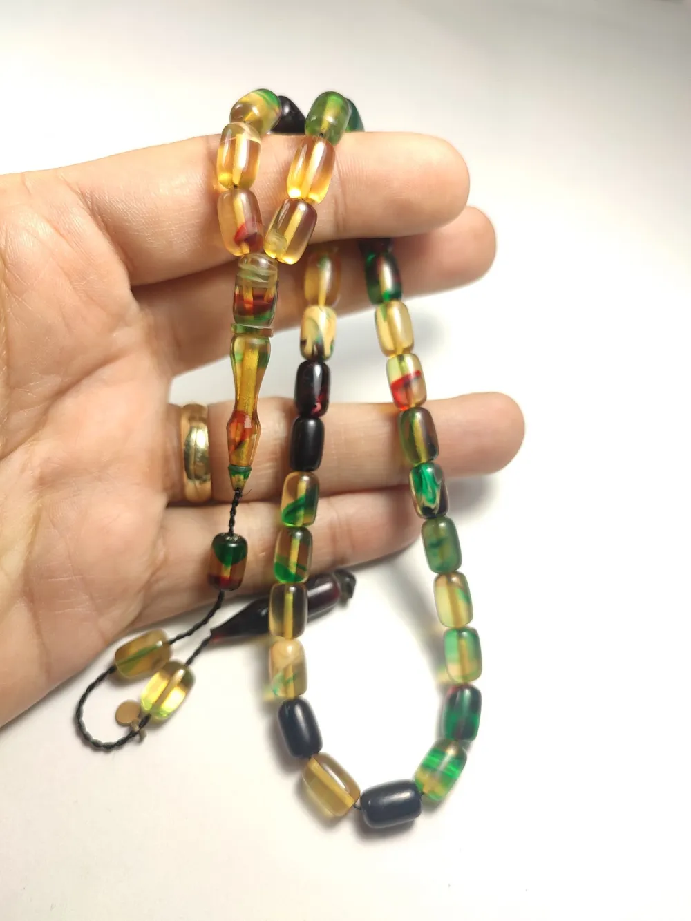 Erkan Çubukçu Usta İşi̇ İmzalı Mühürlü Ateş-İ Kehri̇bar küçük resim 4