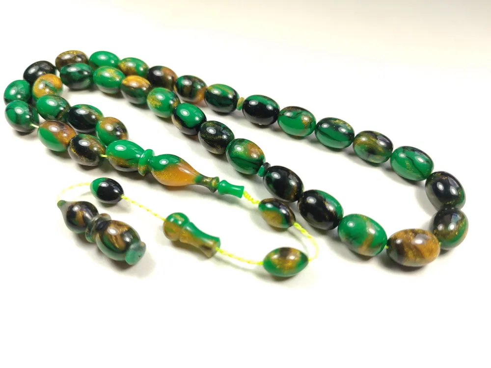 Ari̇f Baran Usta İşi̇ Si̇kkeli̇ Altın Parçacıklı  Ari̇zona Fi̇ruze küçük resim 3