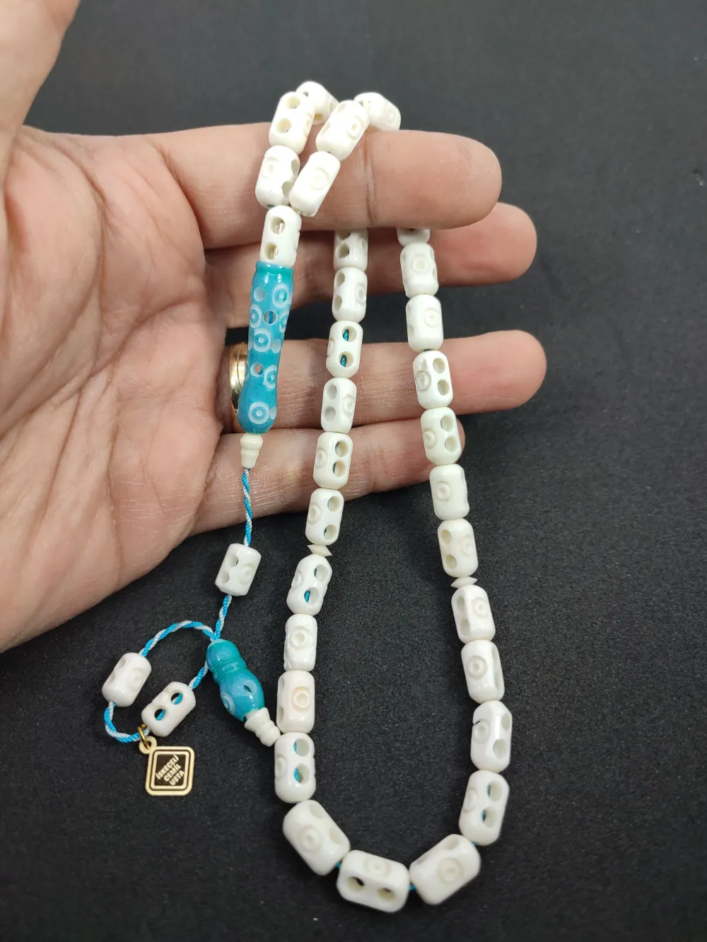 Başka Yerde Yok!!! İskeçeli̇ Cemi̇l Usta Eseri̇ Full Kalem Oyma  Deve Kemi̇ği̇ küçük resim 4