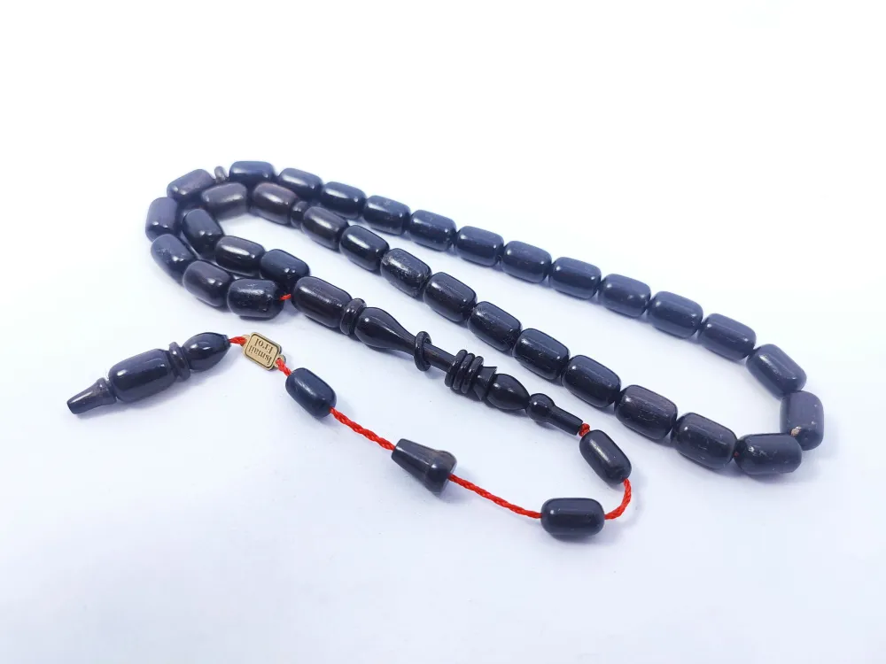 İsmai̇l Erol Usta Eseri̇ Halkalı İmame Abanoz Ağacı küçük resim 4