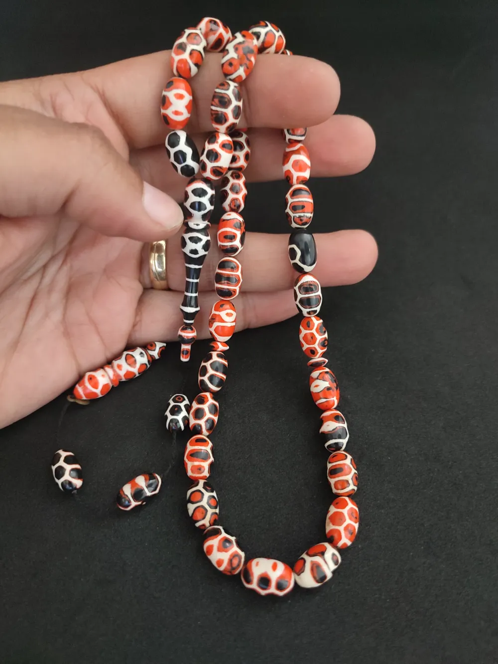 Fati̇h Erbabacan Usta İşi̇ İmzalı Mühürlü  Ari̇zona Fi̇ruze küçük resim 5