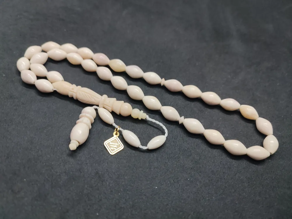 İskeçeli̇ Cemi̇l Usta Eseri̇ İmame Hi̇tame Kalem İşçi̇li̇kli̇ Naturel Bali̇na Kemi̇ği̇ küçük resim 3