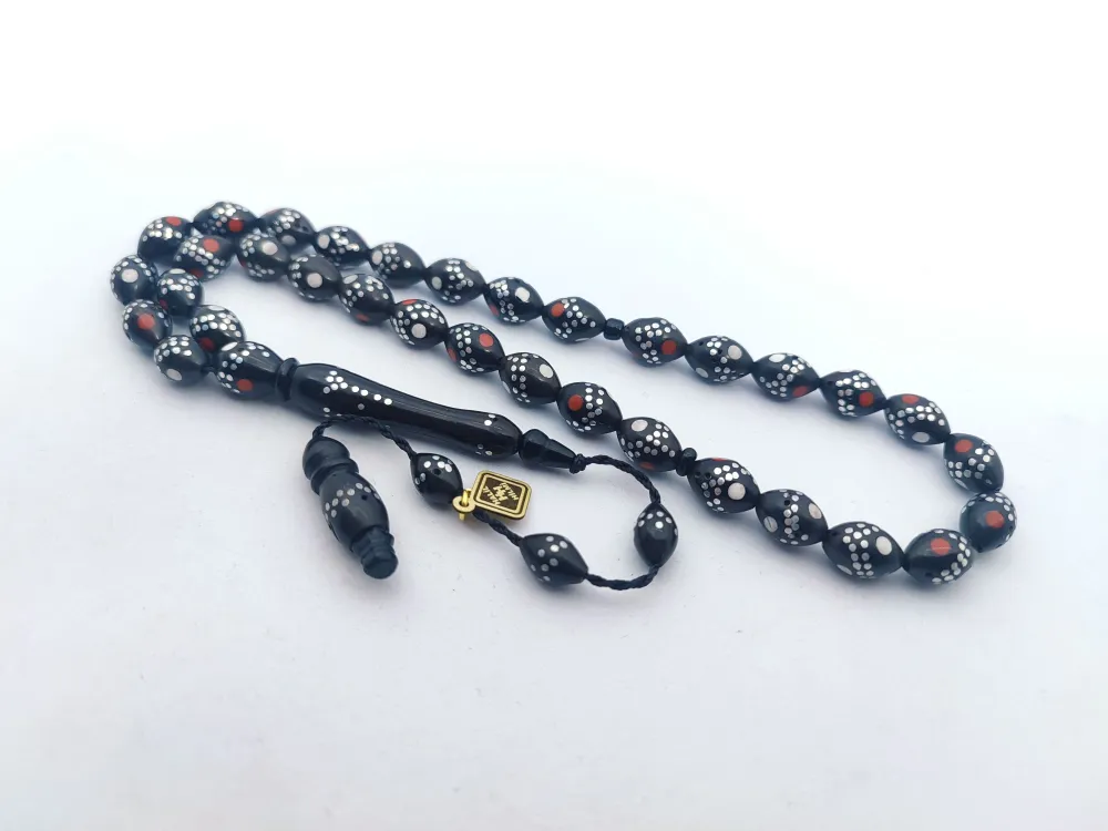 Hali̇l Hi̇lmi̇ Usta Eseri̇ Mi̇ne Fi̇ruze İşlemeli̇ Gümüş Çakımlı Kuka küçük resim 3