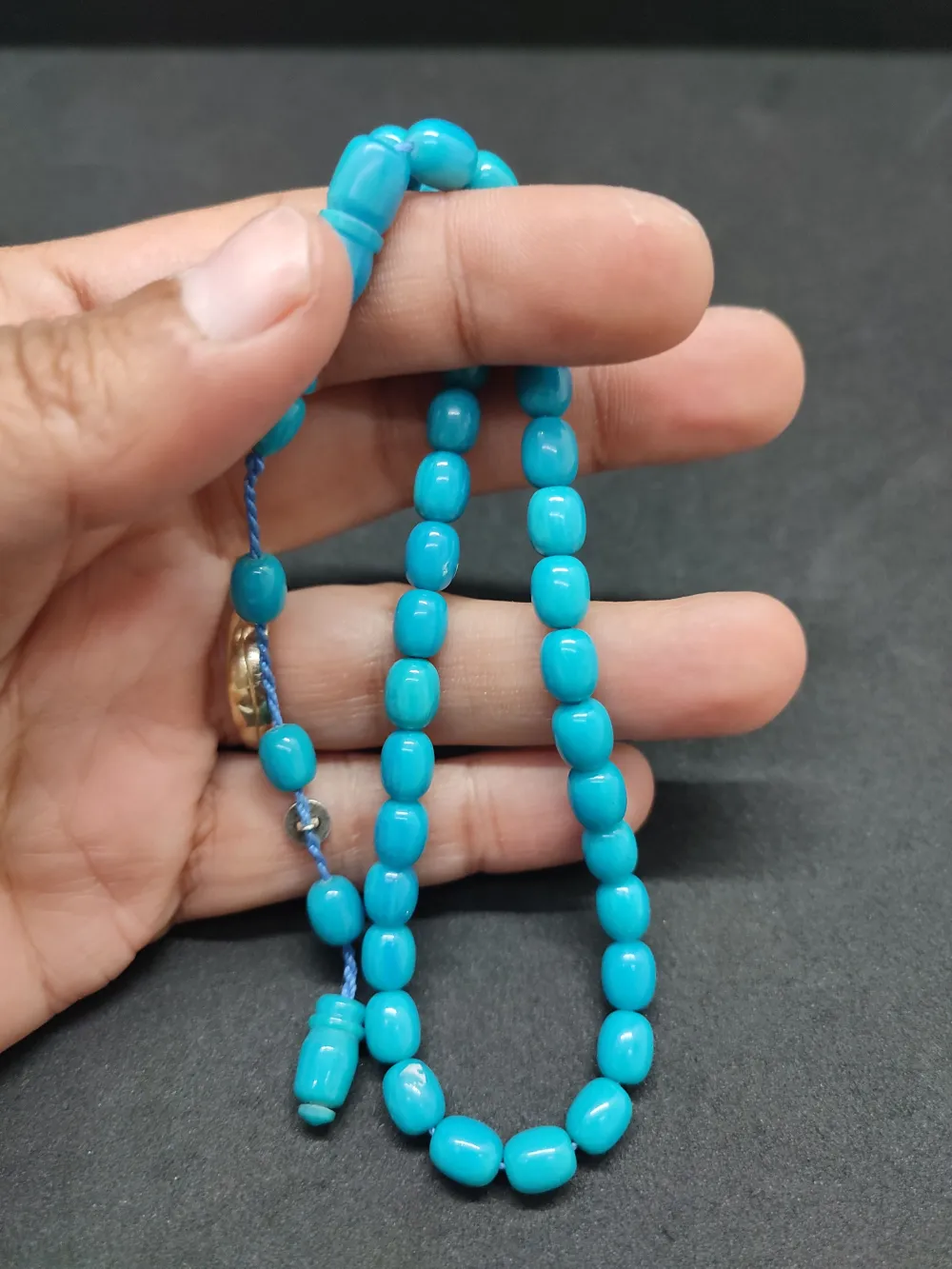 Şükrü Baba Usta Eseri̇ Çi̇ft Kat Ci̇lalı  Bi̇lek Boy Kanayan Bağa küçük resim 4