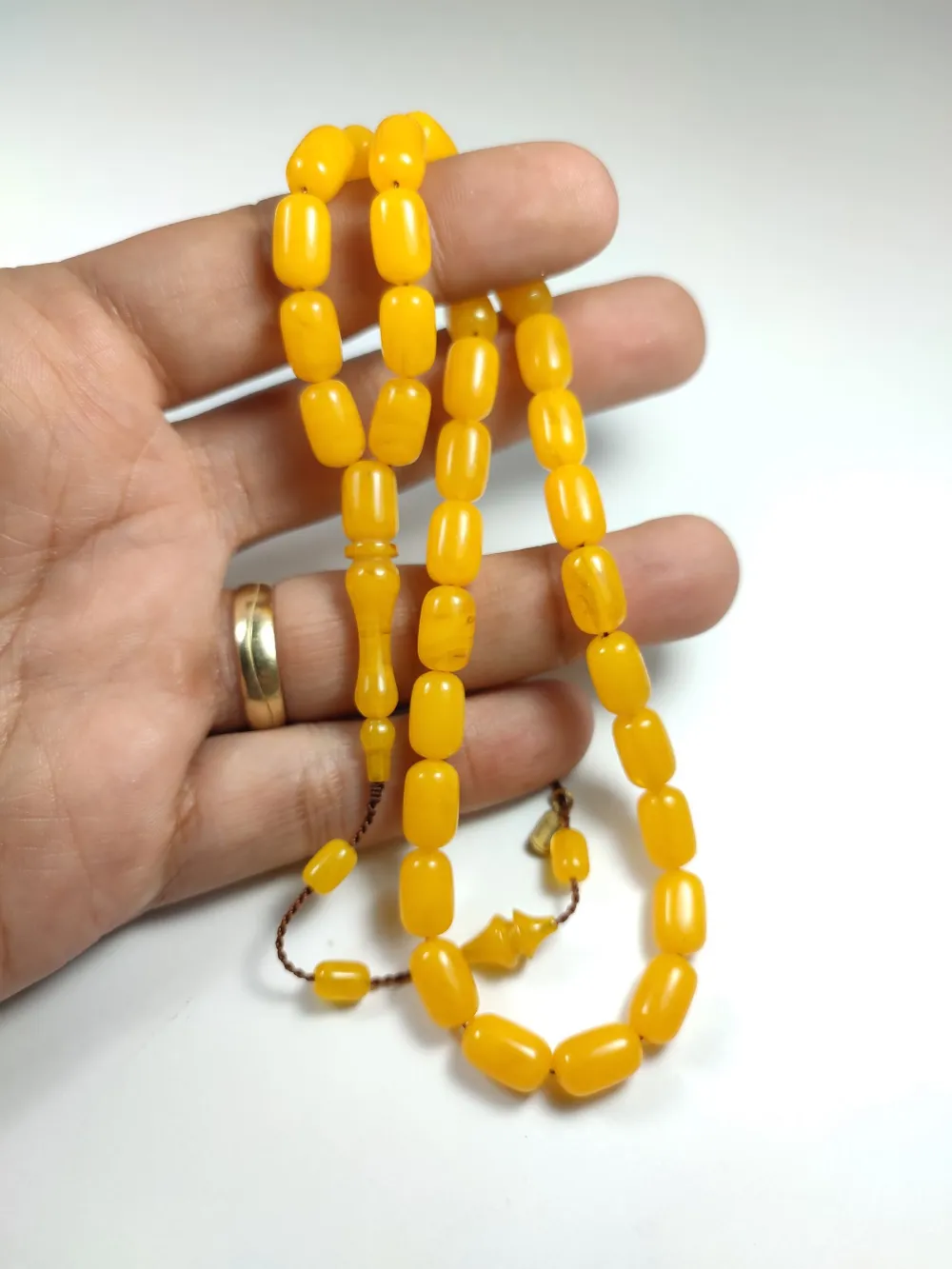 Ayhan Turan Usta İşi̇ İmzalı Mühürlü Sıkma Kehri̇bar küçük resim 4