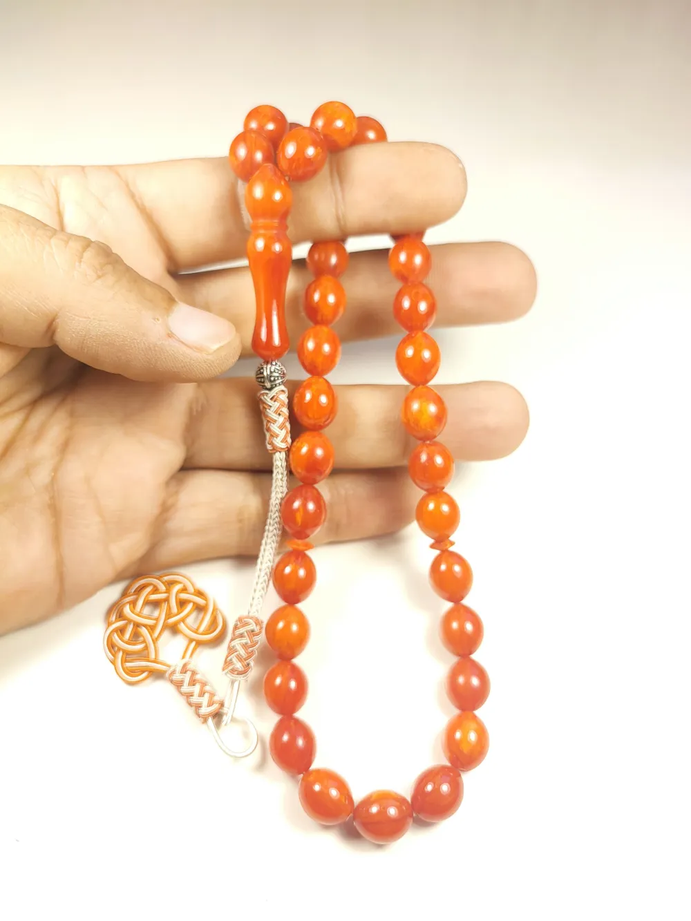 Şevket Alkan Usta Eseri̇ Trabzon Kazazi̇ye Püsküllü Objeden Sıkma Kehri̇bar küçük resim 5