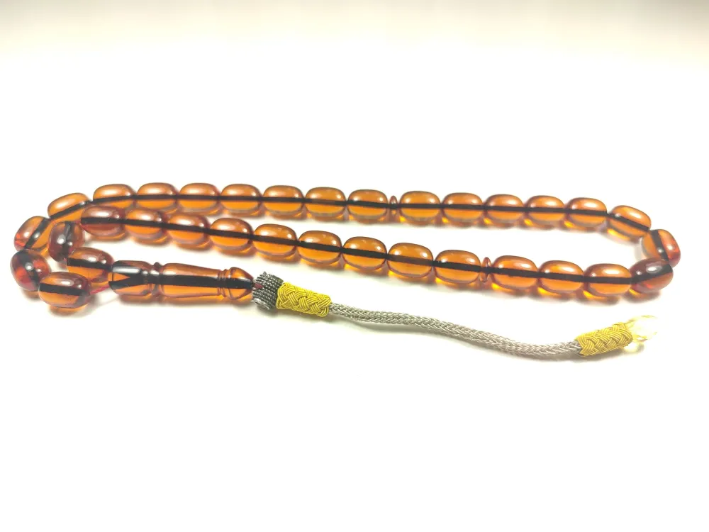 Şevket Alkan Usta Eseri̇ Trabzon Kazazi̇ye Püskül Sıkma Kehri̇bar küçük resim 3