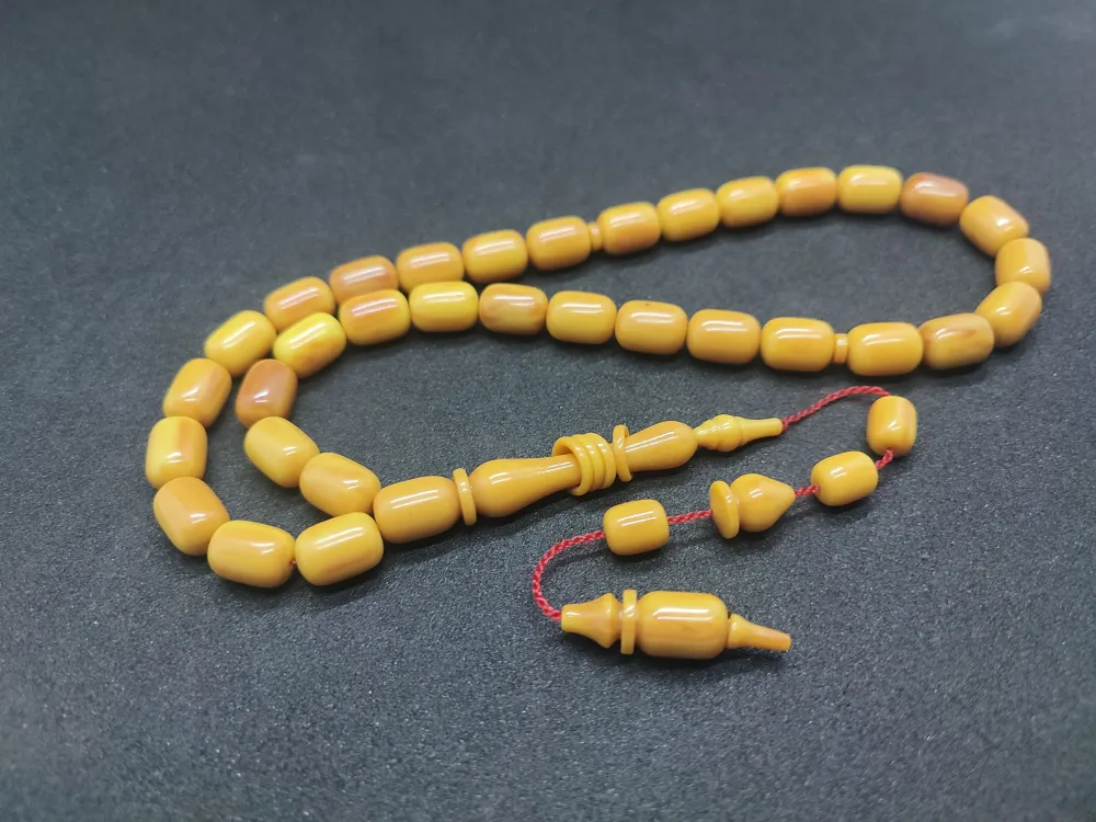 Ahmet Eryılmaz Usta Eseri̇ 0.6 Deli̇m   İmame Halkalı Çi̇ft Ci̇lalı Sıkma Kehri̇bar küçük resim 3