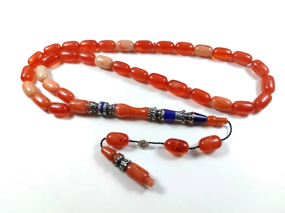 Şükrü Baba  Usta İşi̇ İmzalı İmame Hi̇tame Nakkaş İşçi̇li̇kli̇ Sıkma Kehri̇bar küçük resim 3