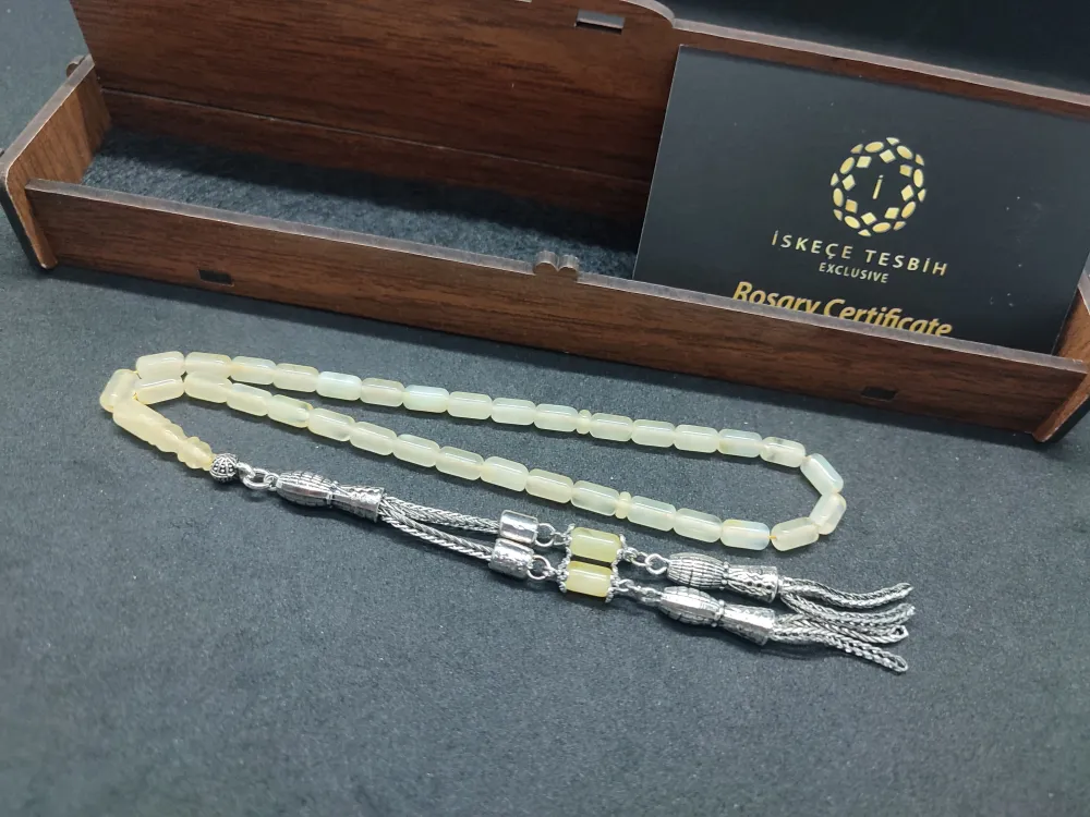 Ahşap Kutulu  Gümüş Püsküllü 7.30 Gr. Rus Kali̇ngrad Kaya Damla küçük resim 3