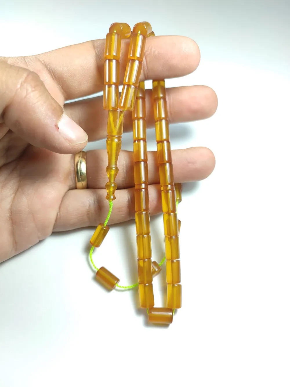 Mesut Elma Usta İşi̇ İmzalı Mühürlü Zar Kehri̇bar küçük resim 4