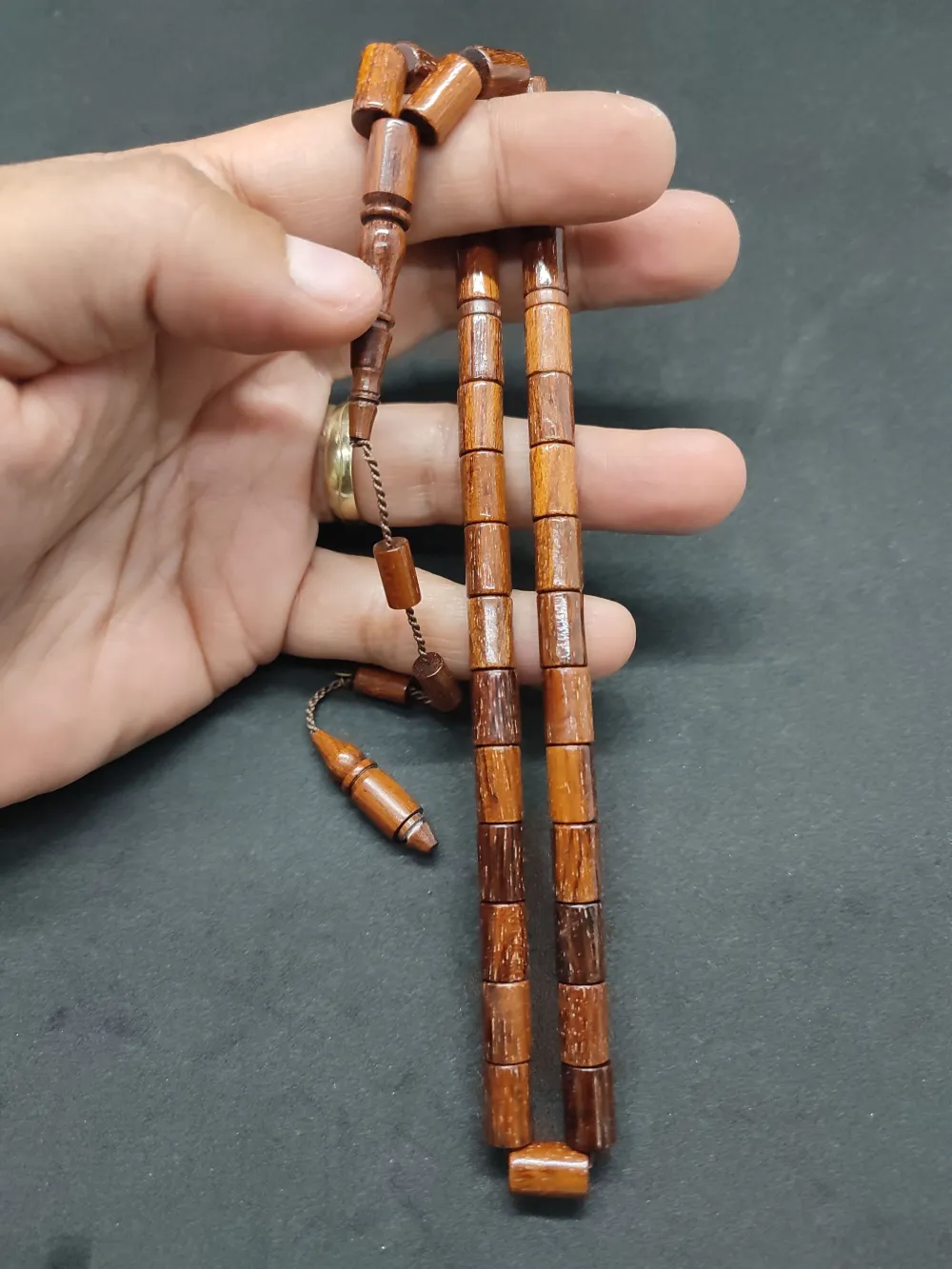 Mehmet Erbabacan Usta İşi̇ İmzalı El Boy Ok Gi̇bi̇ Kesme Yılan Ağacı küçük resim 2