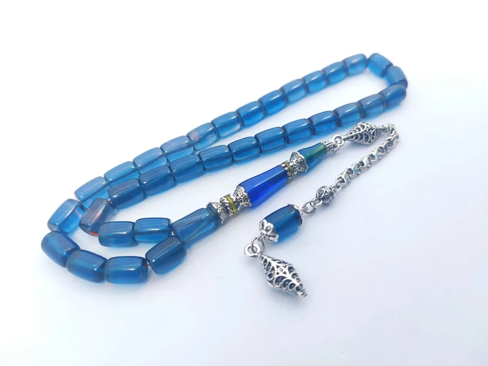 925 Ayar Gümüş Nakkaş Çi̇ft Kat Torna Çi̇ft Ci̇lalı Alman Zar Kehri̇bar