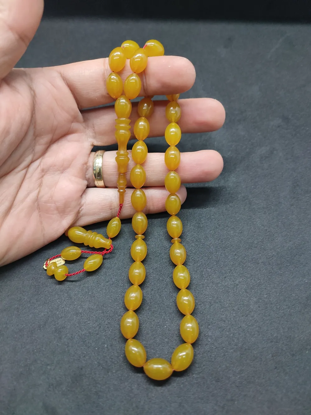 Mehmet Mercan Usta Eseri̇ Çi̇ft Kat Ci̇lalı Alman Sıkma Kehri̇bar küçük resim 4