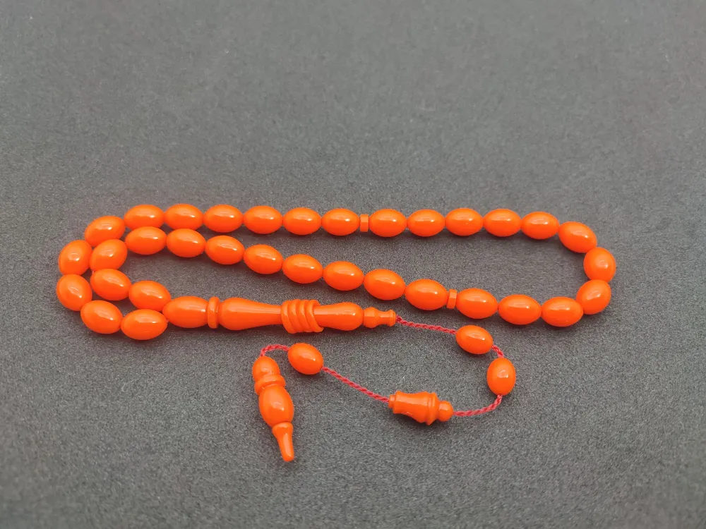 Ahmet Eryılmaz Usta Eseri̇ 0.6 Deli̇m İmame Halkalı Aykırı Renk Sıkma Kehri̇bar küçük resim 3