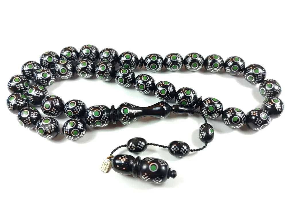 Hali̇l Hi̇lmi̇ Usta İşi̇ İmzalı 925 Ayar Gümüş Çakım Mi̇neli̇ Kafes  Model Kuka küçük resim 2