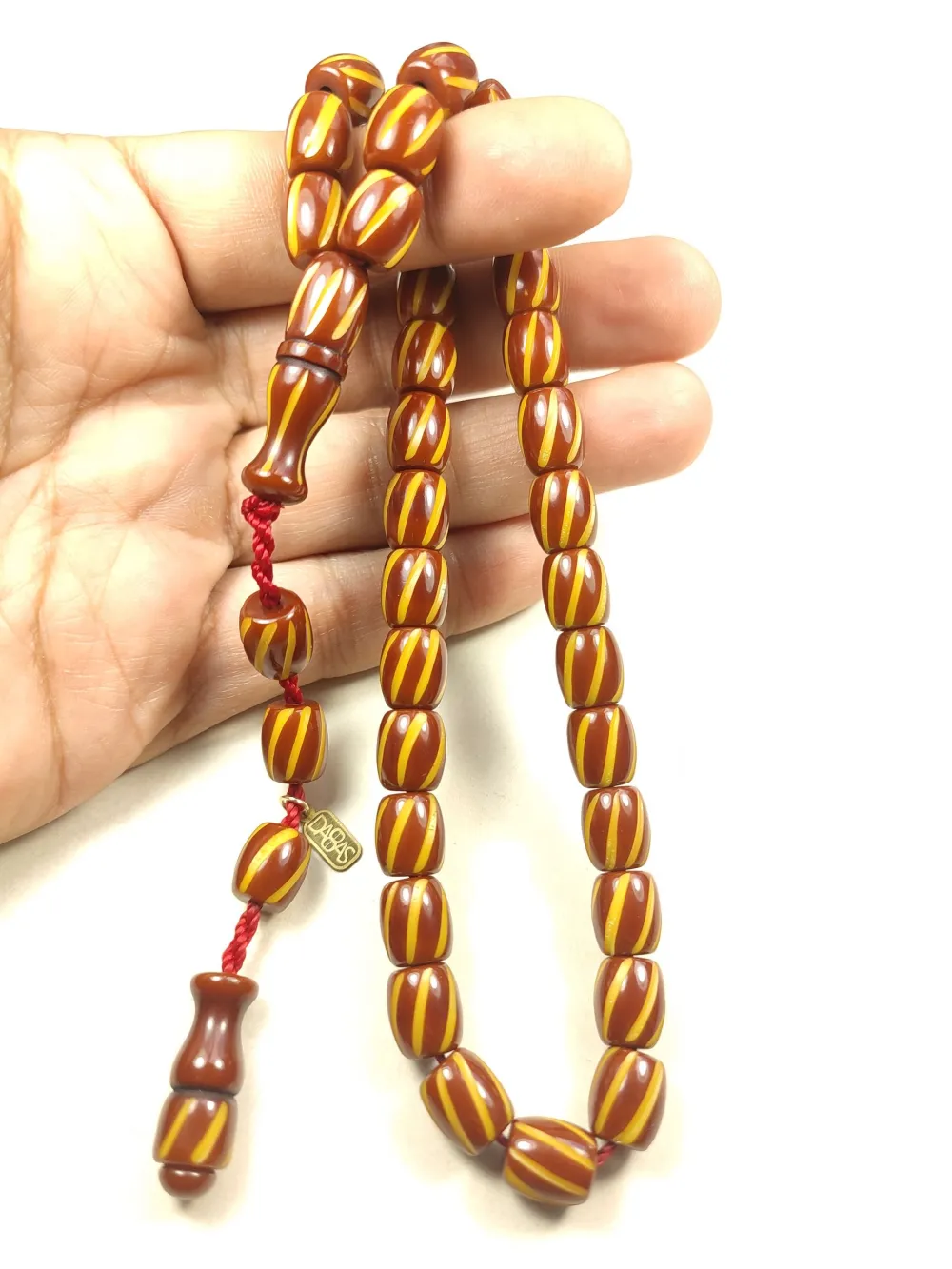 Muhammed Dabbas Usta İşi̇ İmzalı Kalem Oyma Sıkma Kehri̇bar küçük resim 4