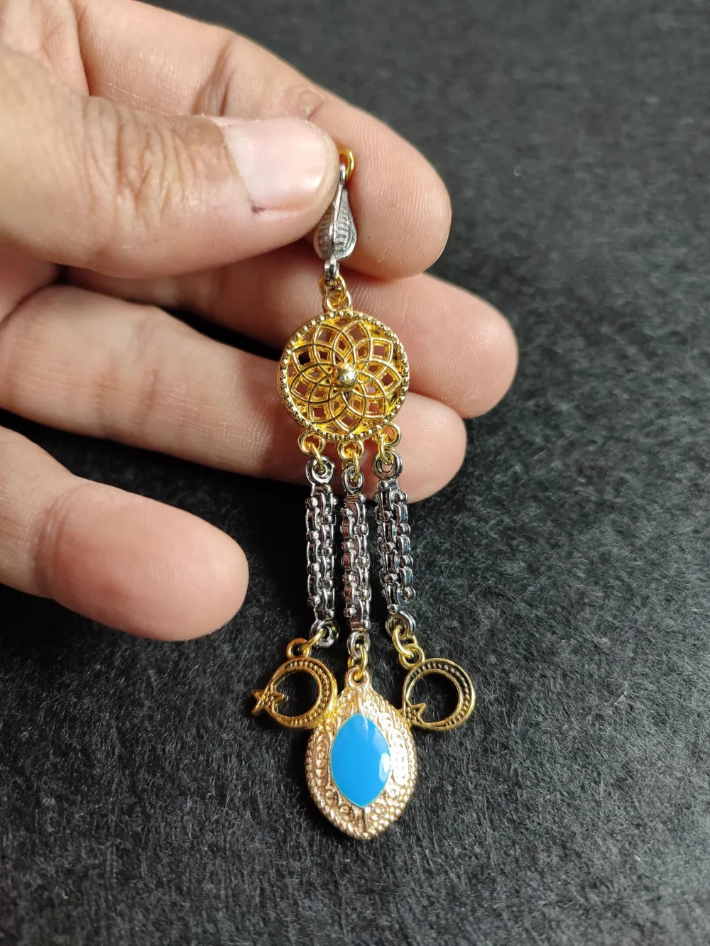 Alman Gümüş Tesbi̇h Püskülü küçük resim 3