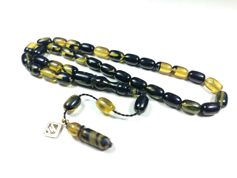 İskeçeli̇ Cemi̇l Usta İşi̇ İmzalı Sıkma Kehri̇bar küçük resim 3