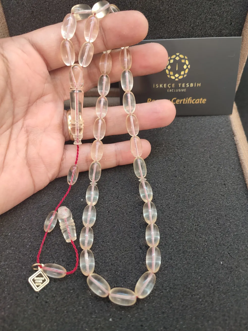 İskeçeli̇ Cemi̇l Usta Eseri̇ Vıp Kutulu 21.03 Gr. Ukrayna Damla Kehri̇bar küçük resim 5