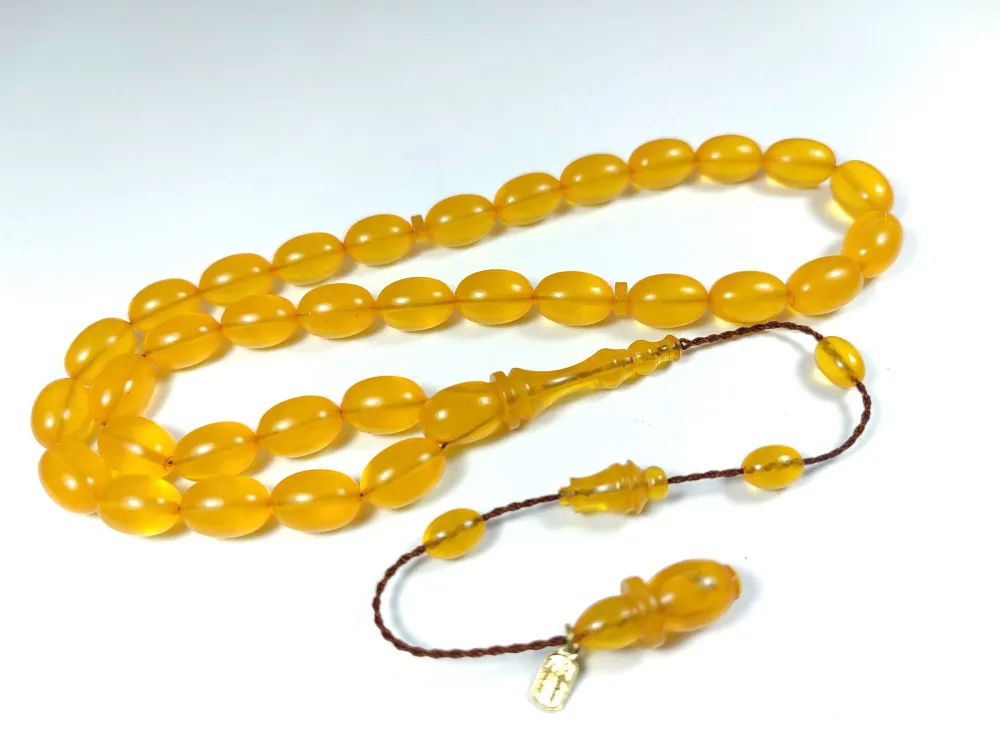 Ayhan Turan Usta İşi̇ İmzalı  Sıkma Kehri̇bar küçük resim 2