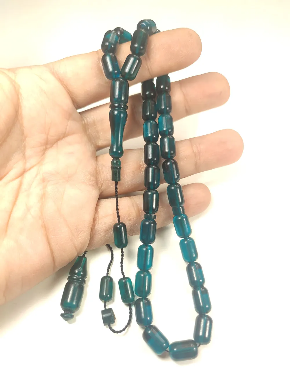 Atölyemi̇z İmzalı Alman Zar Kehri̇bar küçük resim 4