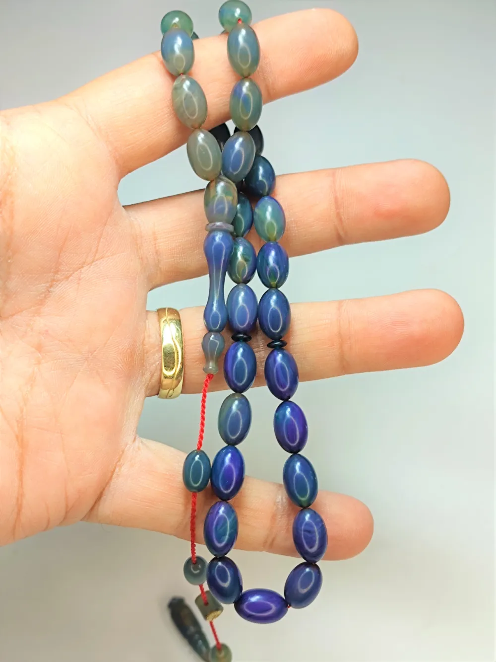 Mesut Elma Usta İşi̇ İmzalı Mühürlü  Sıkma Kehri̇bar küçük resim 2