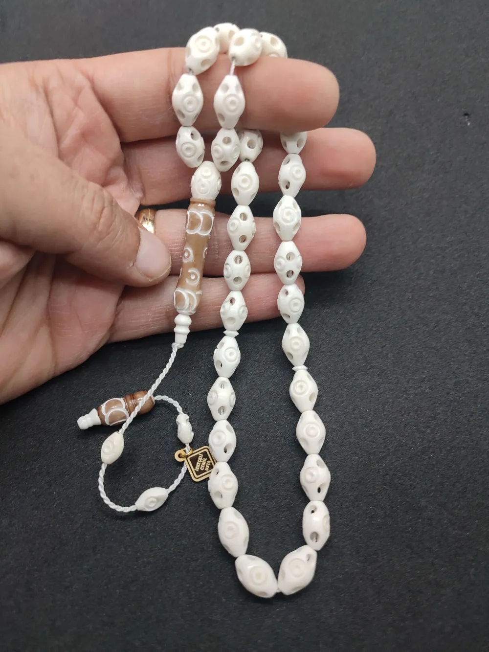 Başka Yerde Yok!!! İskeçeli̇ Cemi̇l Usta Eseri̇ Full Kalem Oyma  Deve Kemi̇ği̇ küçük resim 4