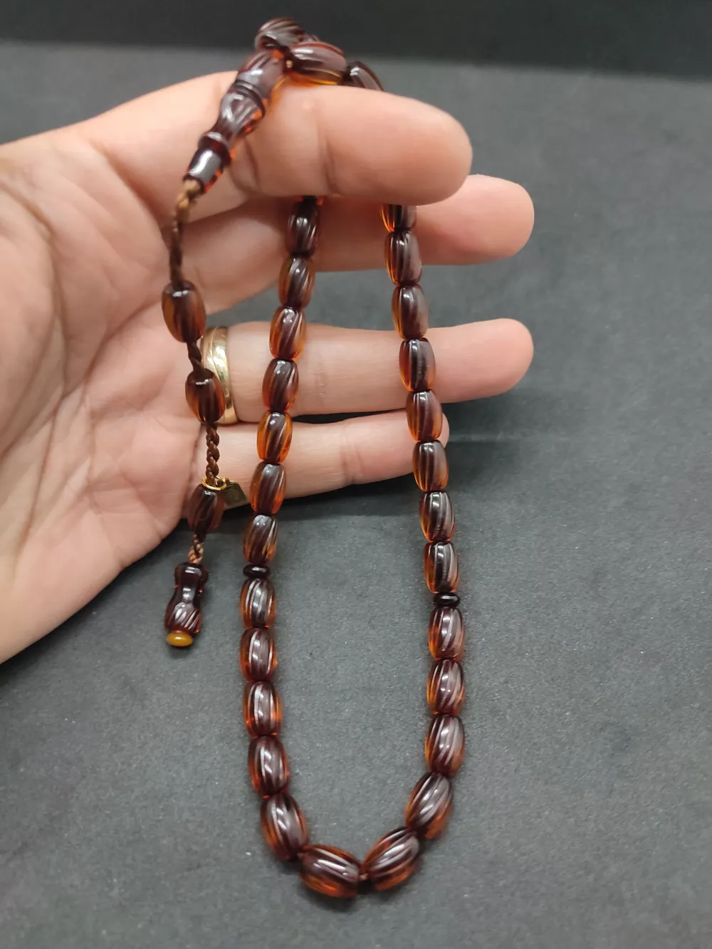 Dabbas Usta Eseri̇ El Boy Ful Kalem Oyma Ateş-İ Kehri̇bar küçük resim 4