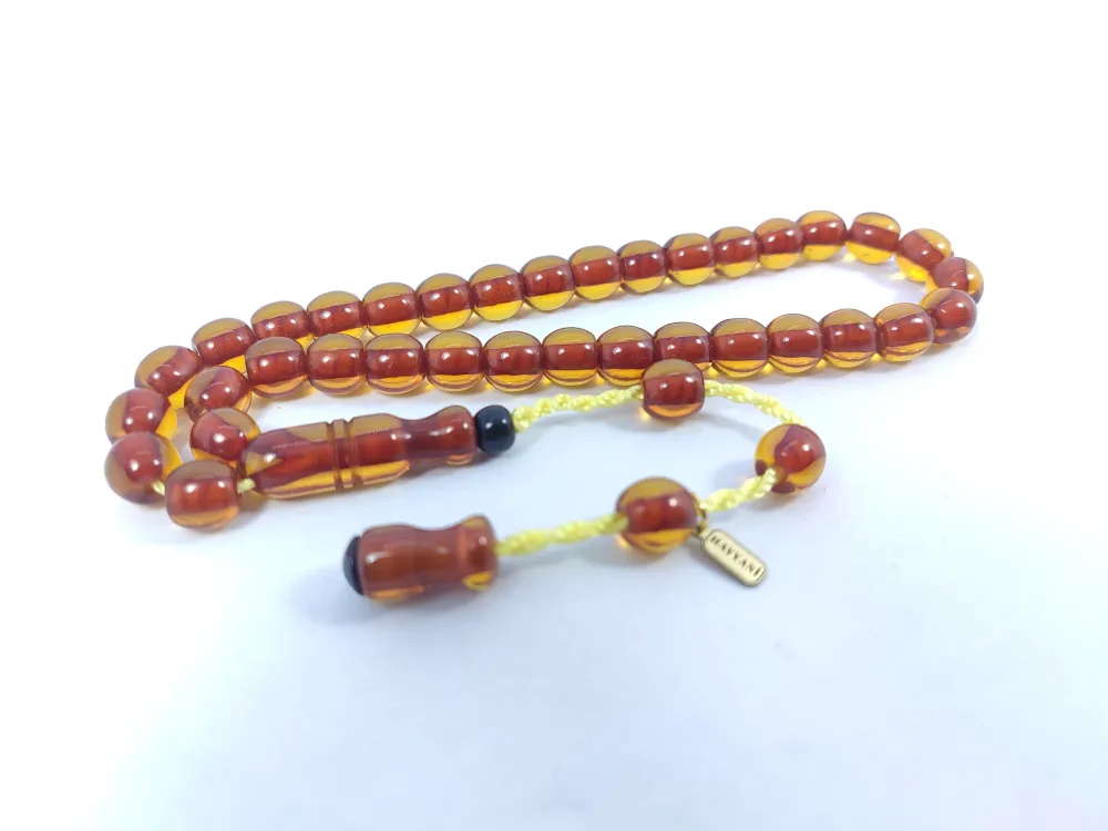 Hayyani̇ Usta Eseri̇ İmzalı El Boy Alman Faturan Sıkma Kehri̇bar küçük resim 2