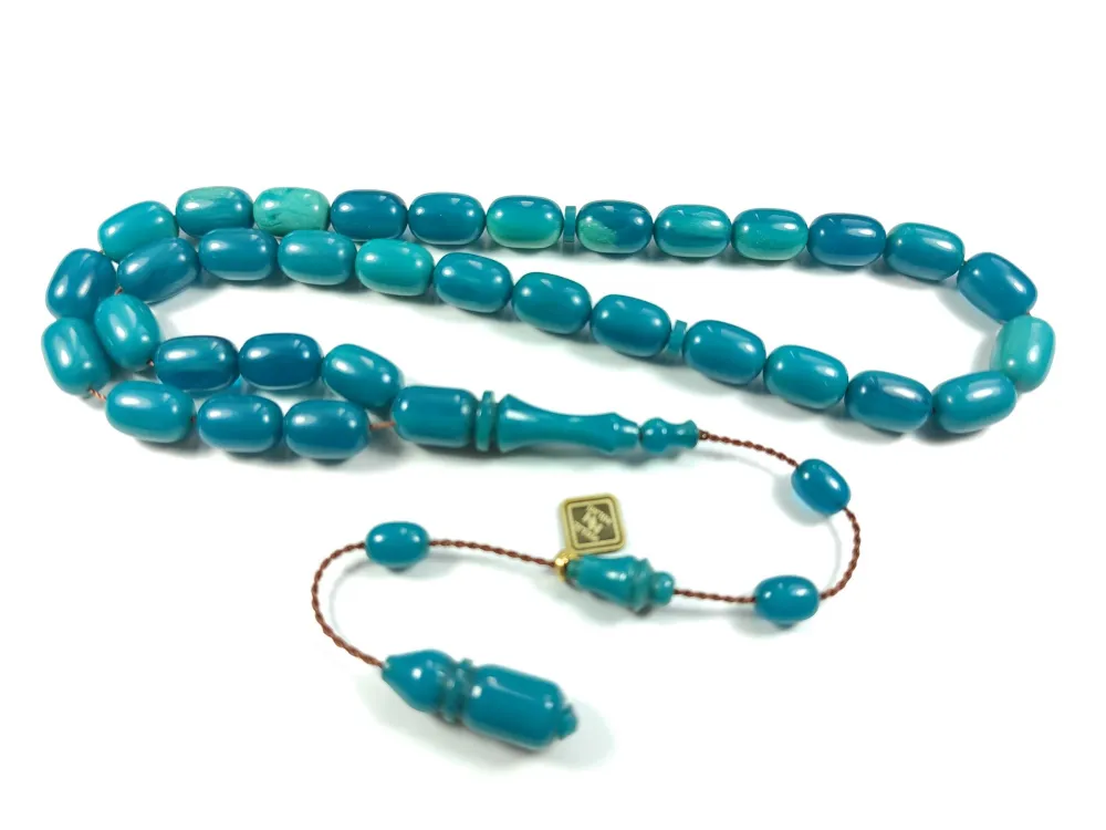 Hali̇l Hi̇lmi̇ Usta İşi̇ İmzalı Sıkma Kehri̇bar küçük resim 3