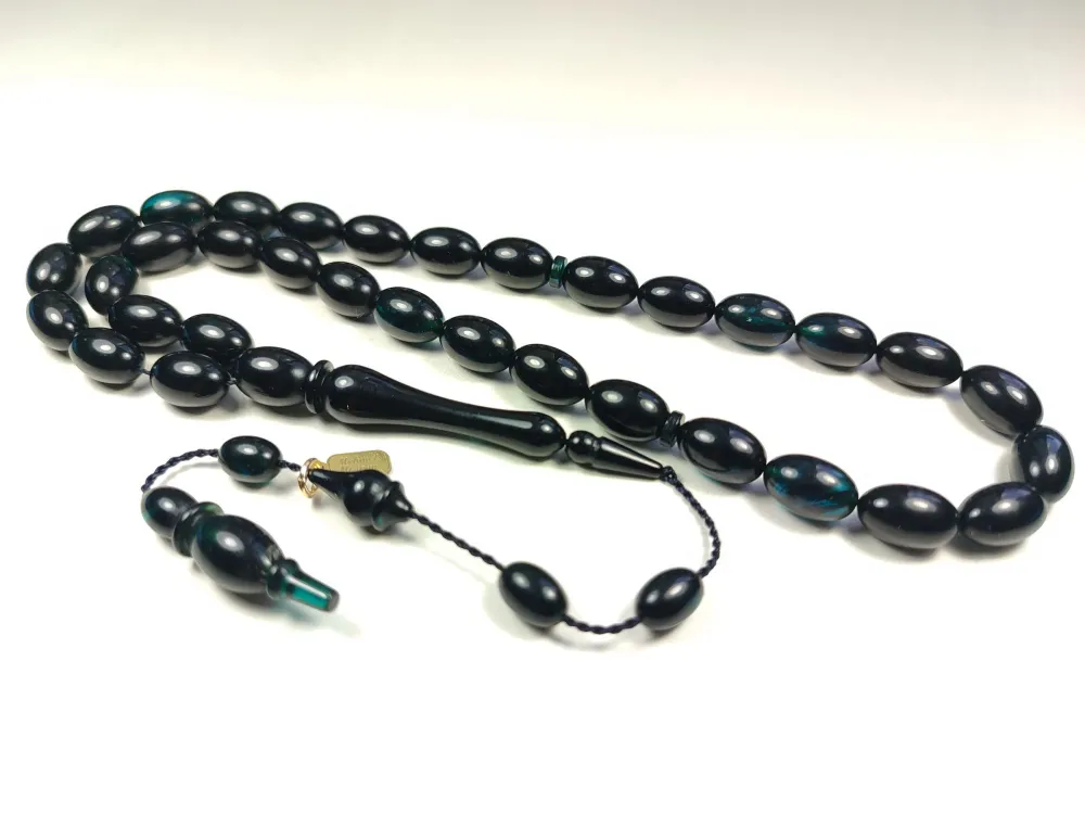 Mehmet Mercan Usta Eseri̇ İmzalı Aykırı Renk Sıkma Kehri̇bar küçük resim 2