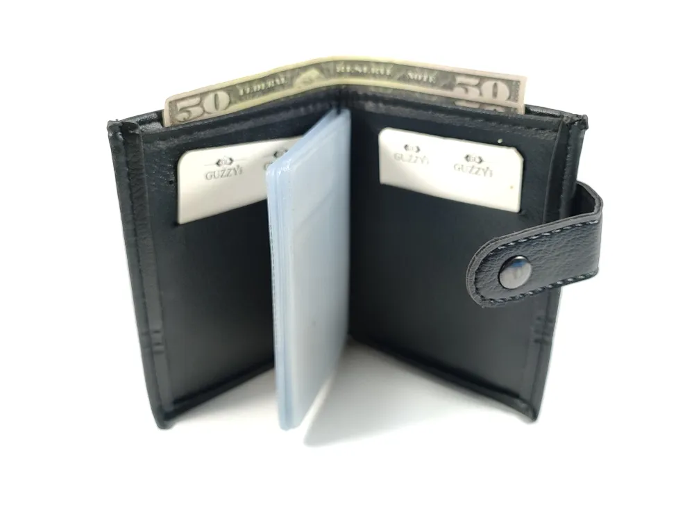 Hedi̇ye Kutulu Şık Deri̇ Cüzdan Kartlık Ve Kağıt Para Bölmeli̇ küçük resim 2