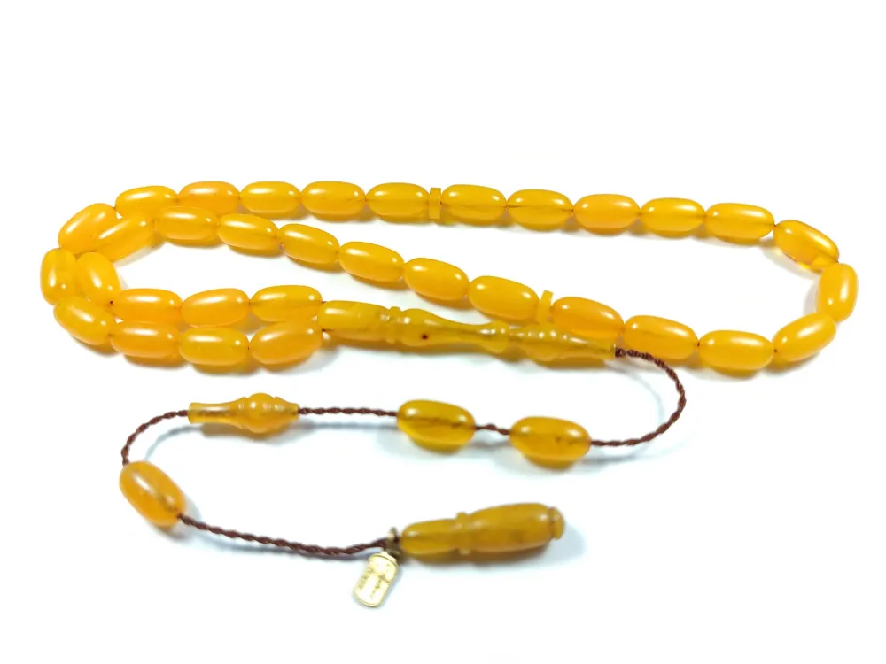 Ayhan Turan Usta İşi̇ İmzalı 0.6 Mi̇li̇m Şeffaf Deli̇m Sıkma Kehri̇bar küçük resim 2