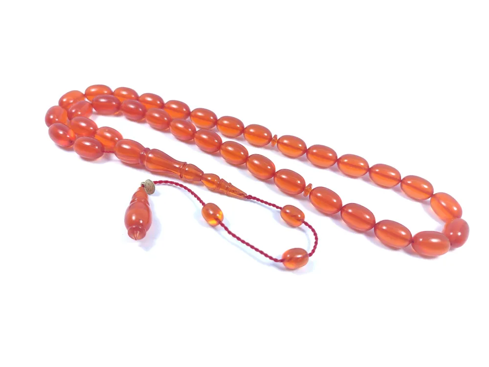 Mehmet Arıcı Usta Eseri̇ 0.6 Mm Deli̇m Çi̇ft Zımpara Çi̇ft Ci̇lalı Ateş-İ Kehri̇bar küçük resim 3