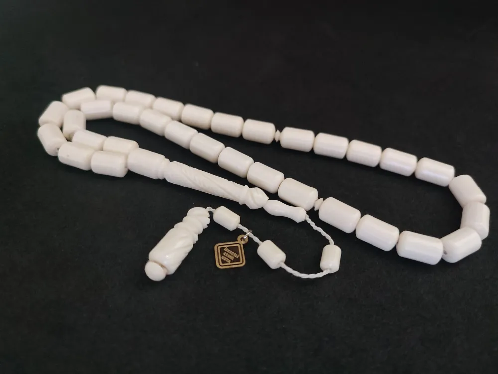 İskeçeli̇ Cemi̇l Usta Eseri̇ İmame Hi̇tame Kalem Oyma Sanatı Deve Kemi̇ği̇ küçük resim 2