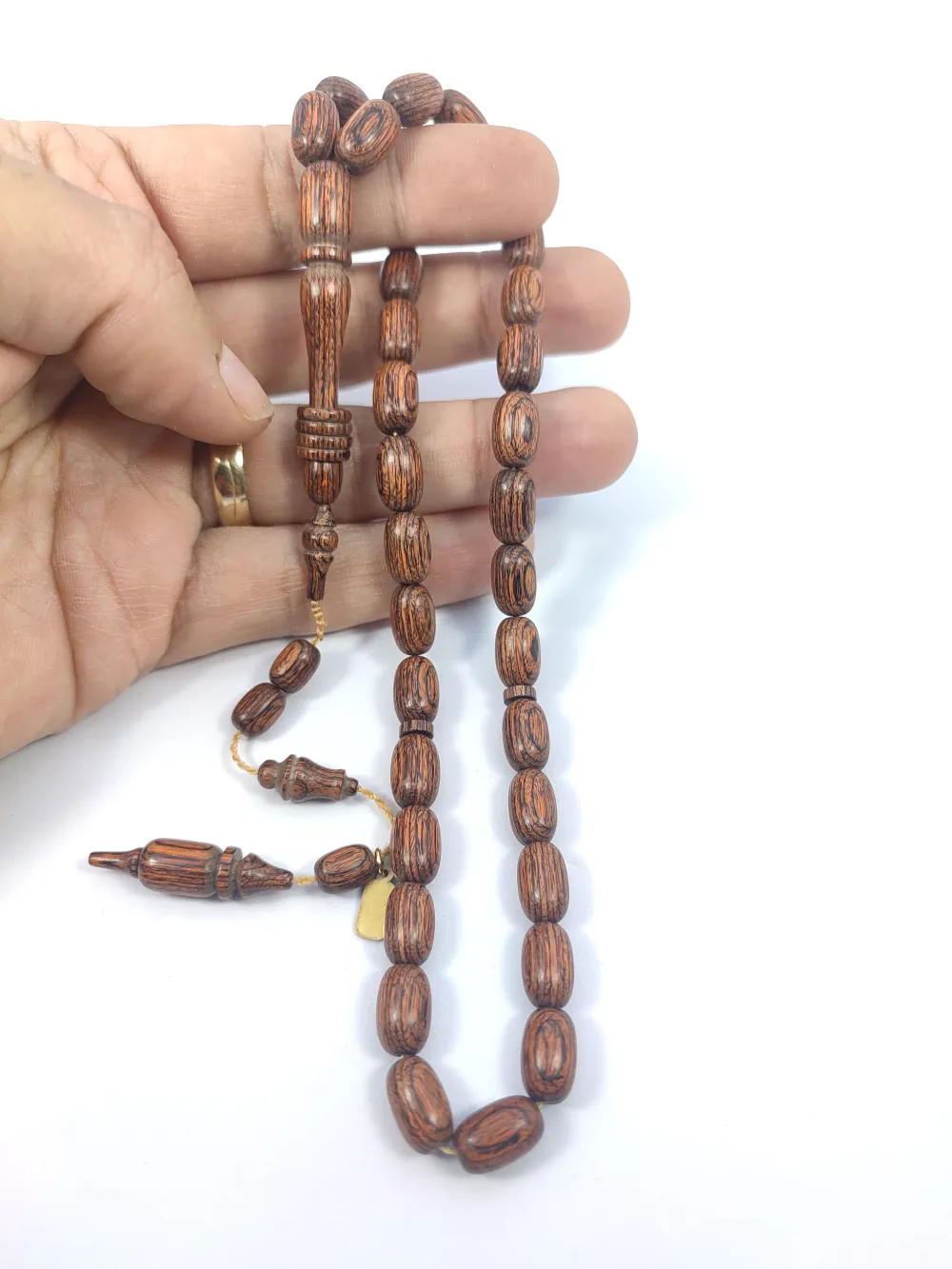 Hali̇l Hi̇lmi̇ Usta İşi̇ İmzalı Halkalı Nadi̇r Tür Nadi̇r Renk Doğal Kafur Ağacı küçük resim 5