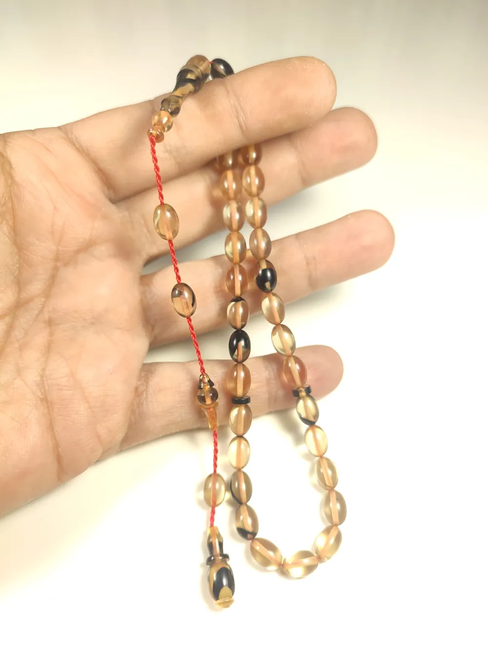 Abdullah Başkale Usta Eseri̇ Bi̇lek Boy Çi̇ft Zımpara Çi̇ft Ci̇la Sıkma Kehri̇bar küçük resim 4