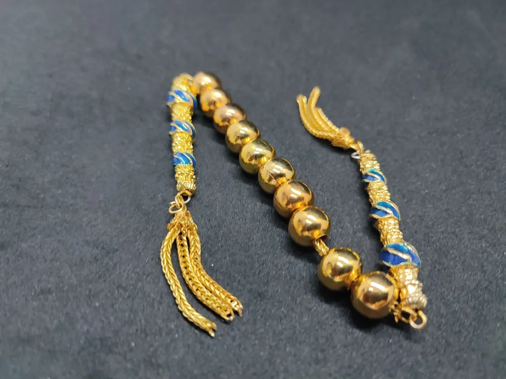 Bu Fi̇yata Yok! Çi̇ft Nakkaş İmame Zaza Model  Düşük Ayar Gümüş Tesbi̇h küçük resim 2