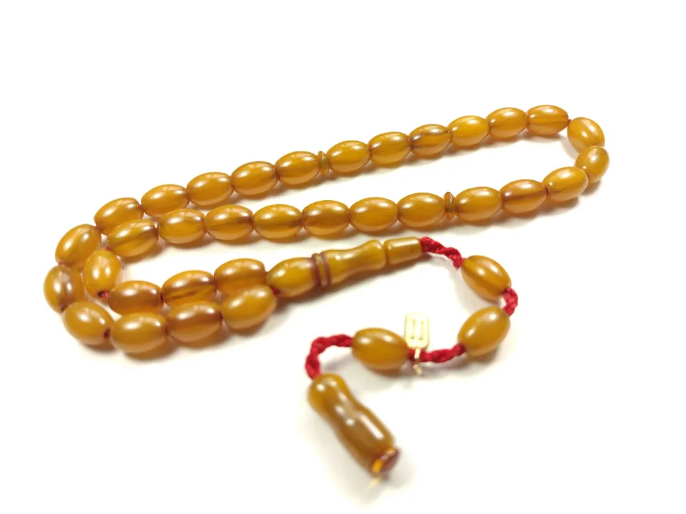 Mehmet Mercan Usta İşi̇ İmzalı Rengi̇n Zi̇rvesi̇ Bi̇r Sıkma Kehri̇bar