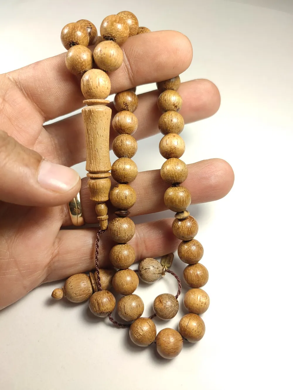 İskeçeli̇ Cemi̇l Usta İşi̇ İmzalı Afri̇ka Ovengol Ağacı küçük resim 5