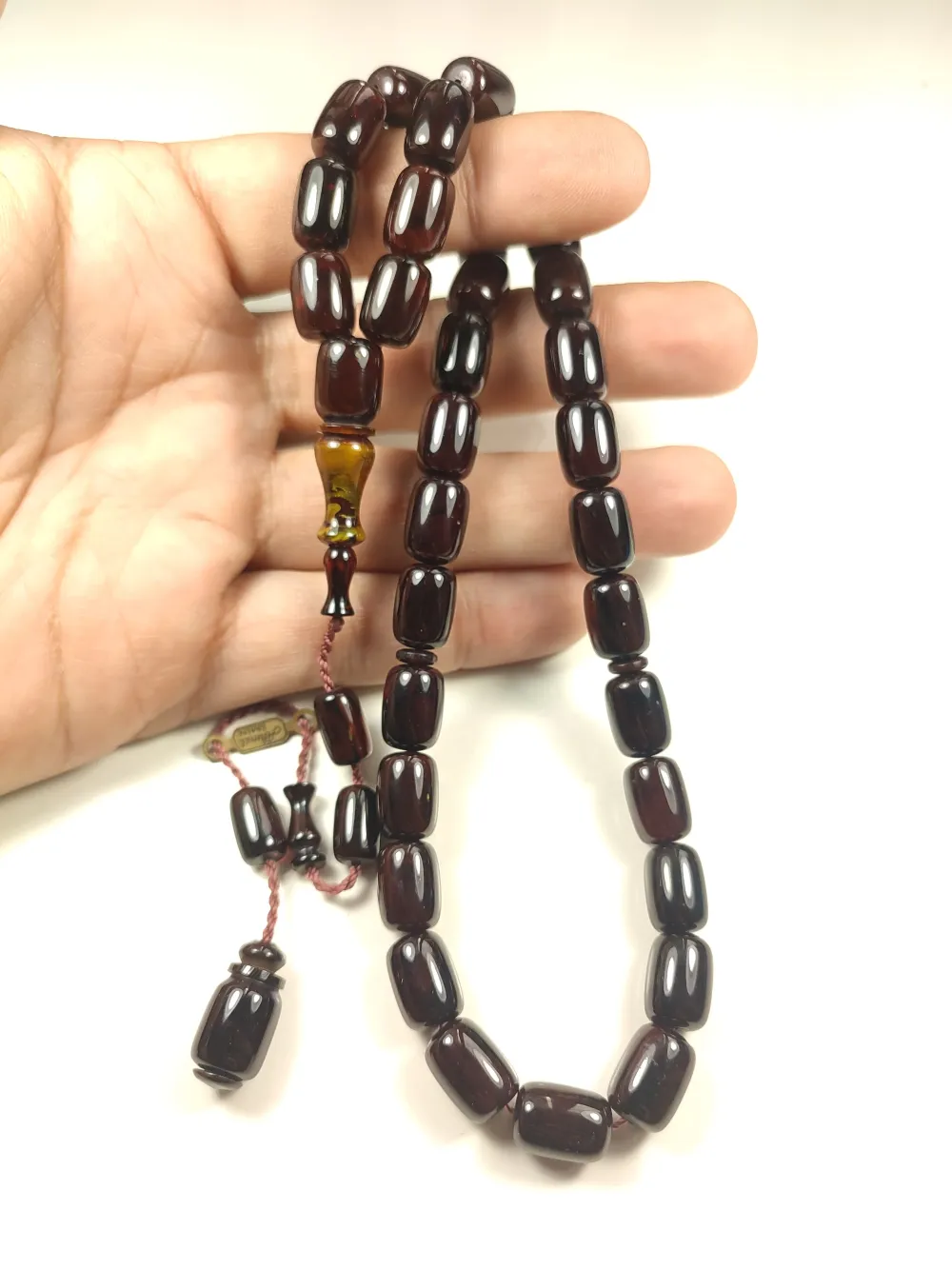 Ahmet Emi̇n Usta Eseri̇ Kuru Torna El Ci̇lalı Sıkma Kehri̇bar küçük resim 4